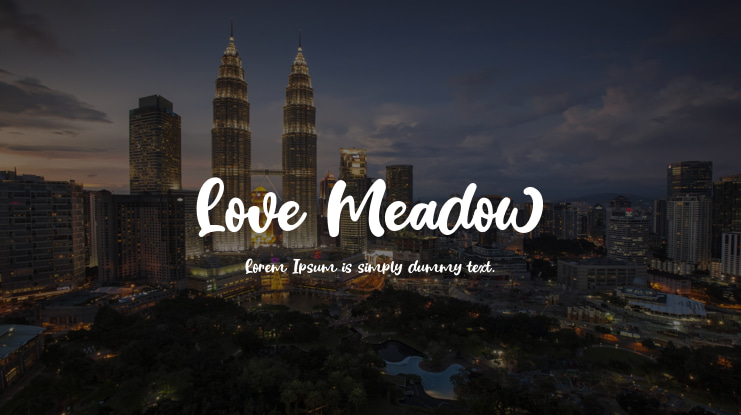 Love Meadow Font