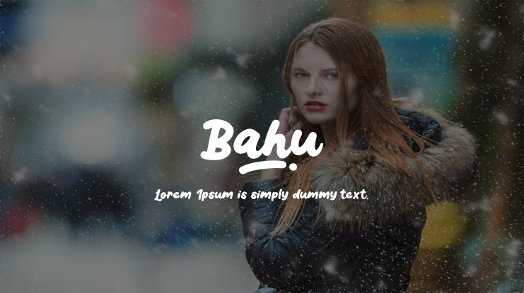 Bahu Font