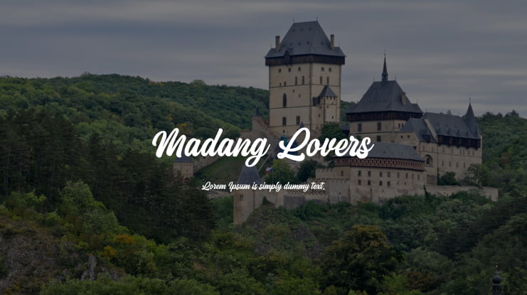 Madang Lovers Font Family