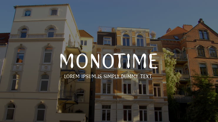 Monotime Font