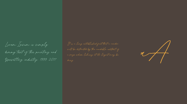 Honthany Signature Font