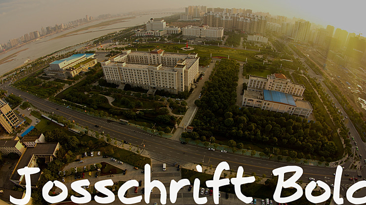 Josschrift Bold Font