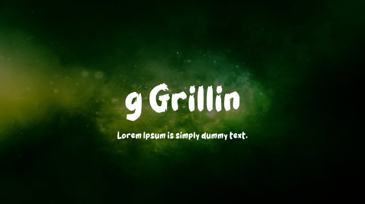 g Grillin Font