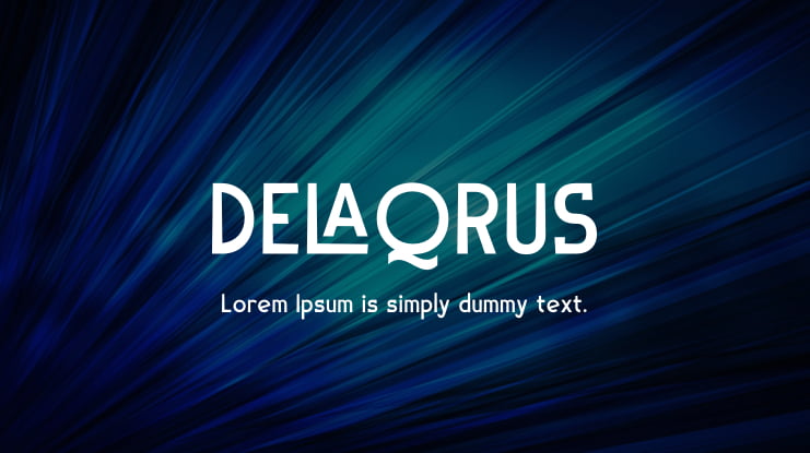 DELAQRUS Font