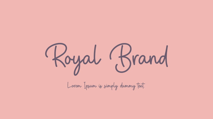 Royal Brand Font
