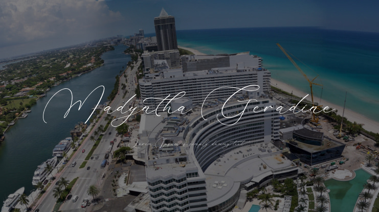 Madyntha Geradine Font