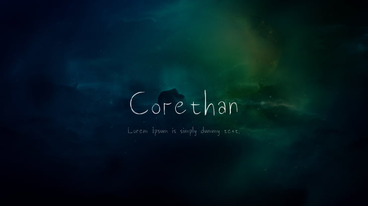 Corethan Font