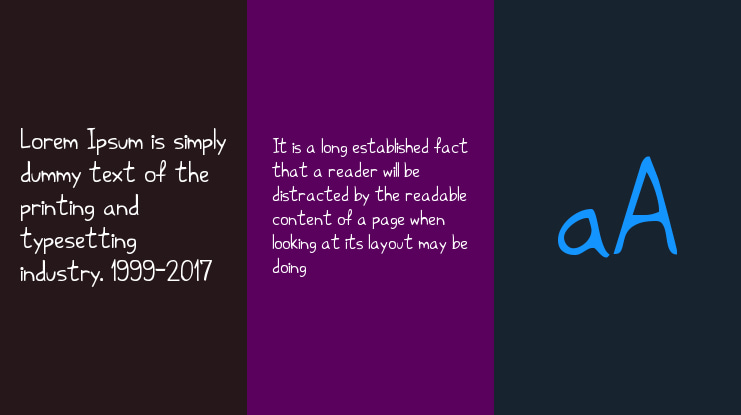 Shark HandWritten ABC Font