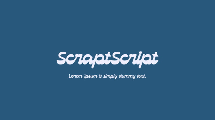 ScraptScript Font