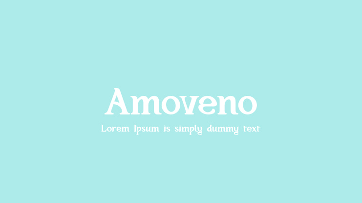 Amoveno Font