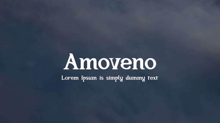 Amoveno Font