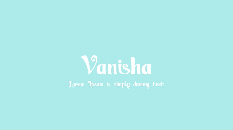 Vanisha Font