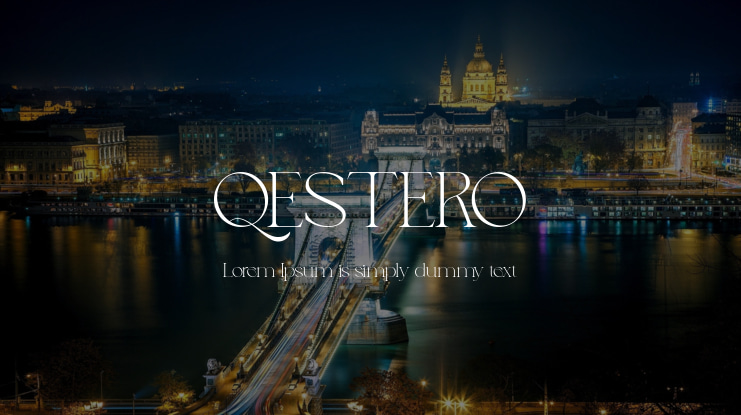 QESTERO Font Family