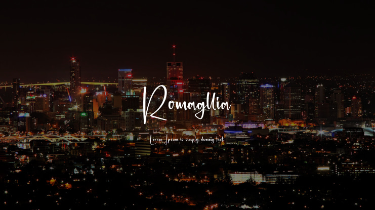 Romagllia Font