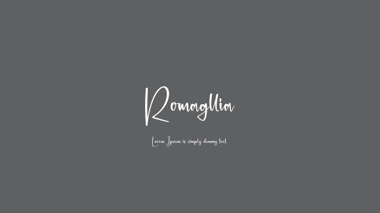 Romagllia Font
