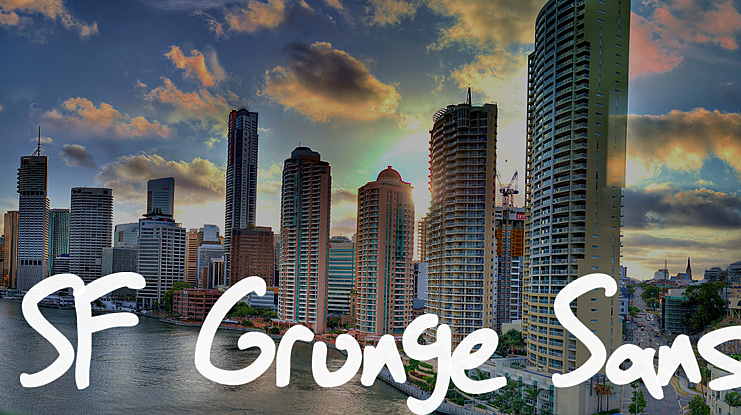SF Grunge Sans Font Family