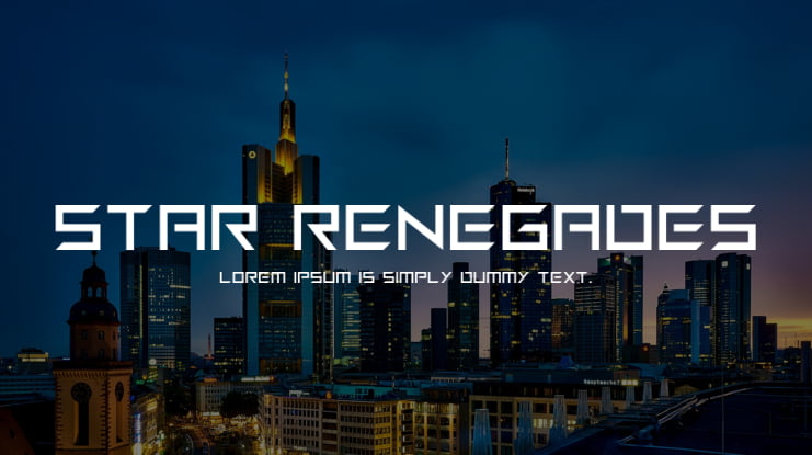 Star Renegades Font Family