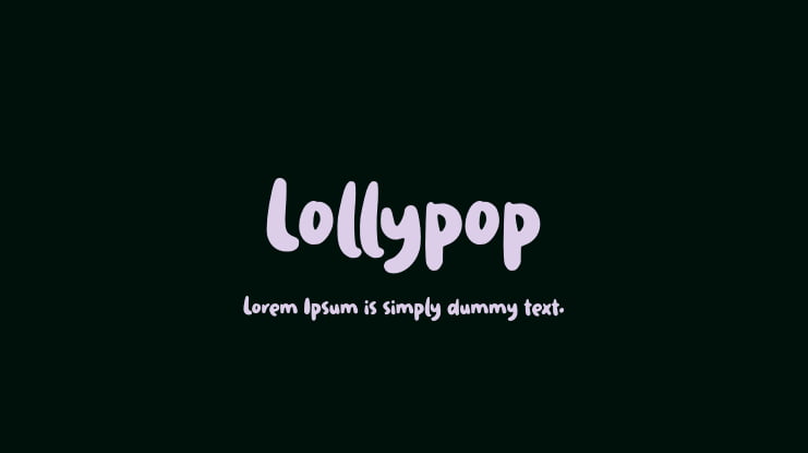 Lollypop Font