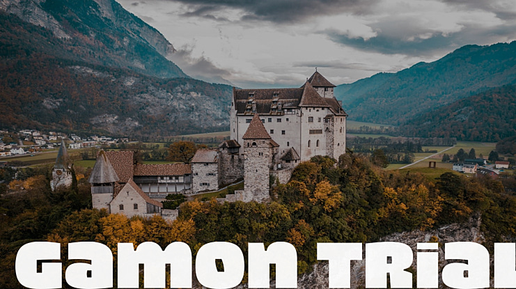 Gamon Trial Font Family