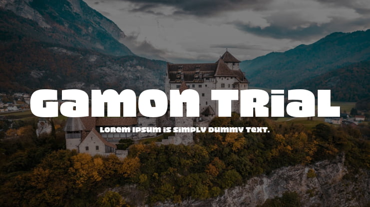 Gamon Trial Font Family