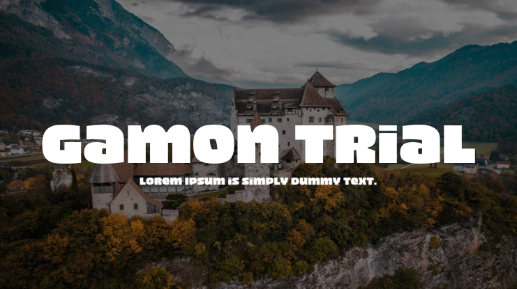 Gamon Trial Font Family