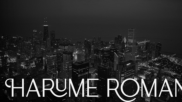Harume Roman Font
