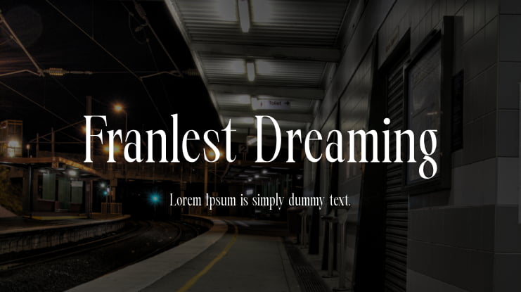 Franlest Dreaming Font