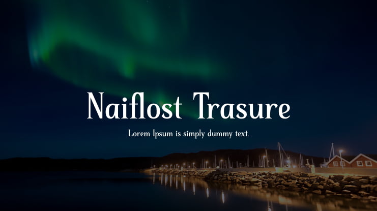 Naiflost Trasure Font