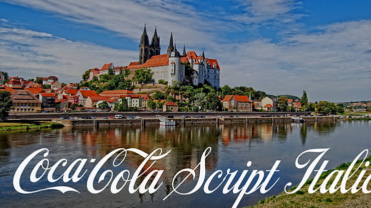 Coca-Cola Script Italic Font