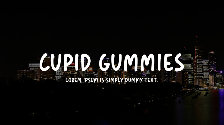 Cupid Gummies Font