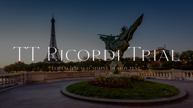 TT Ricordi Trial Font