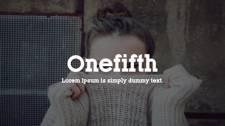 Onefifth Font