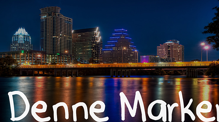 Denne Marker Font