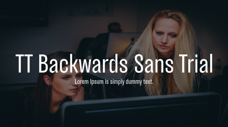 TT Backwards Sans Trial Font Family