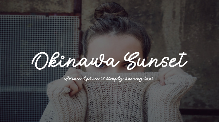 Okinawa Sunset Font