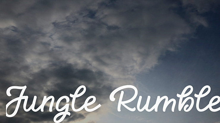 Jungle Rumble Font