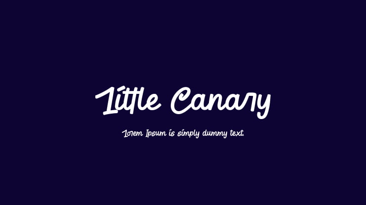 Little Canary Font
