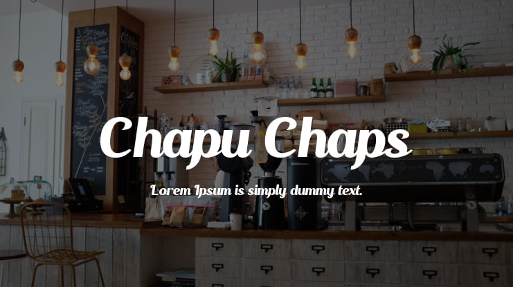 Chapu Chaps Font