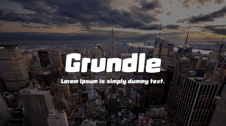 Grundle Font