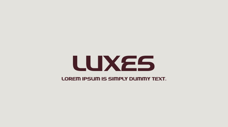 Luxes Font