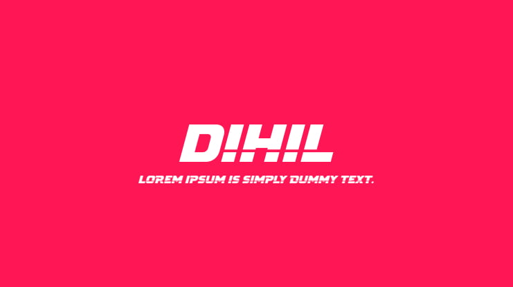 Dihil Font