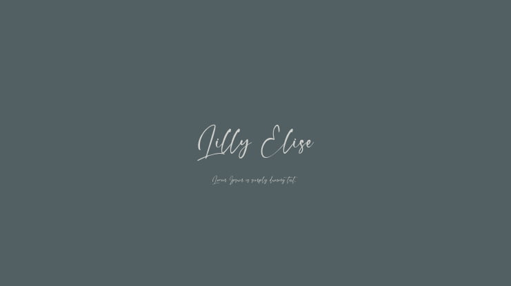 Lilly Elise Font