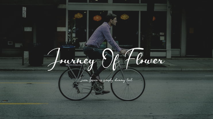 Journey Of Flower Font