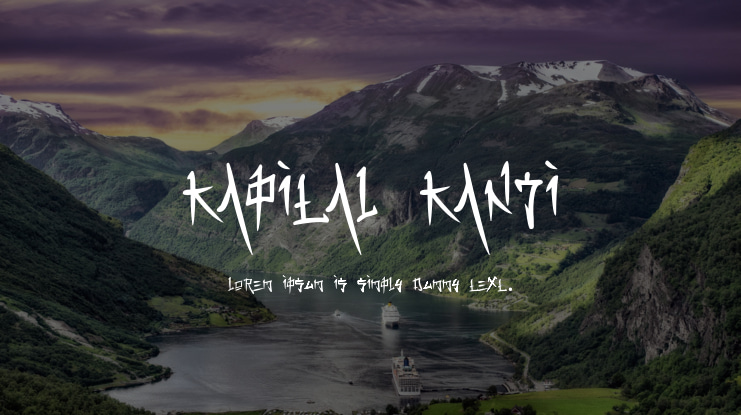 KAPITAL KANJI Font