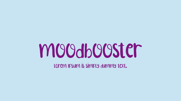 moodbooster Font