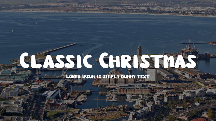 Classic Christmas Font