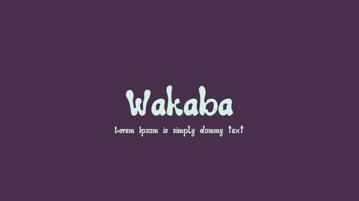 Wakaba Font