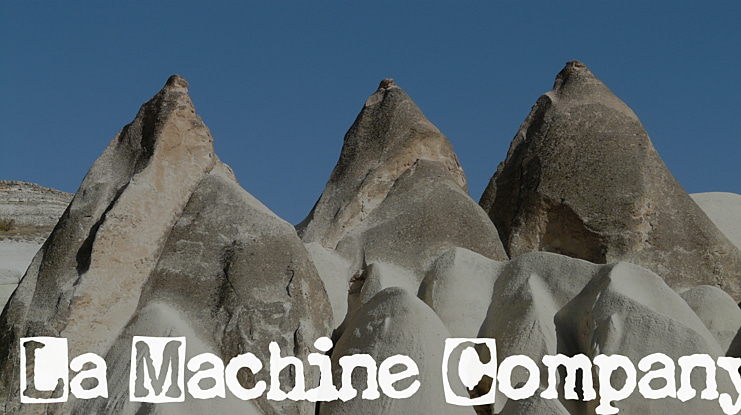La Machine Company Font
