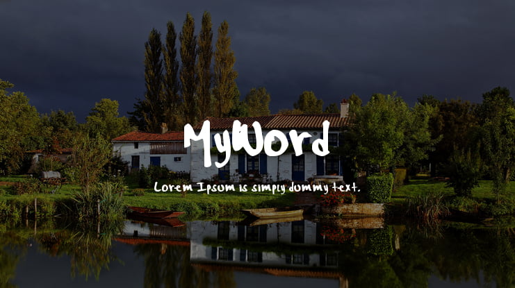 MyWord Font