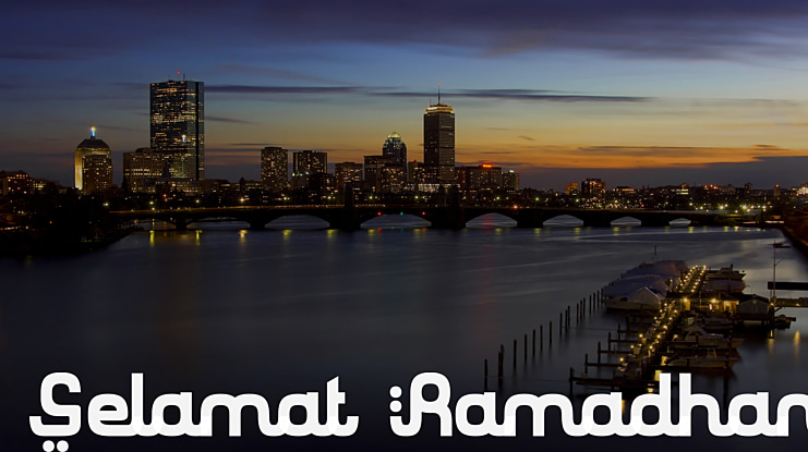 Selamat Ramadhan Font